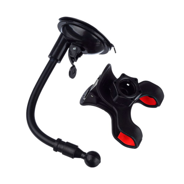 Держатель автомобильный GoPower GPA04 присоска черный (1/100)