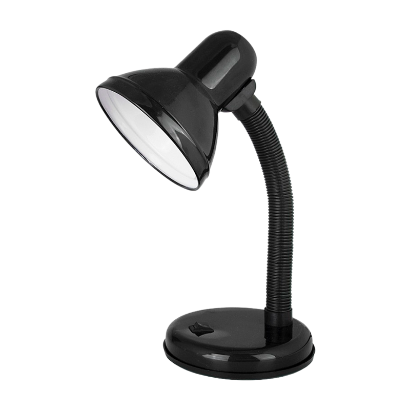 Светильник настольный Ultraflash UF-301 60W 230V E27 на основании черный (1/20)