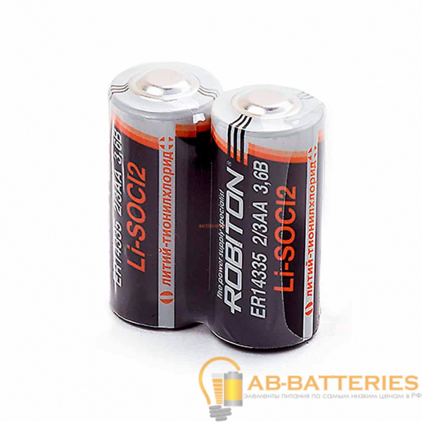 Батарейка ROBITON ER14335-SR2 2/3AA SR2 (2/20/1200)
