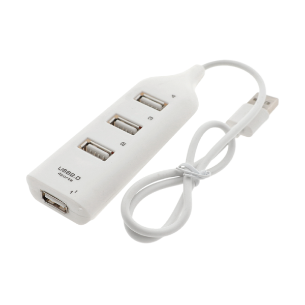 USB-Хаб MRM-Power JC511 4USB USB2.0 белый (1/10/300)