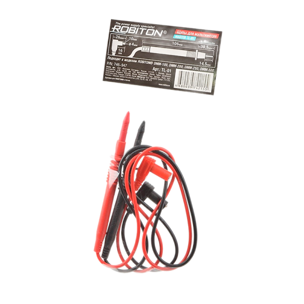 Щупы для мультиметров ROBITON MASTER TL-01 PK1 (1/100/500)