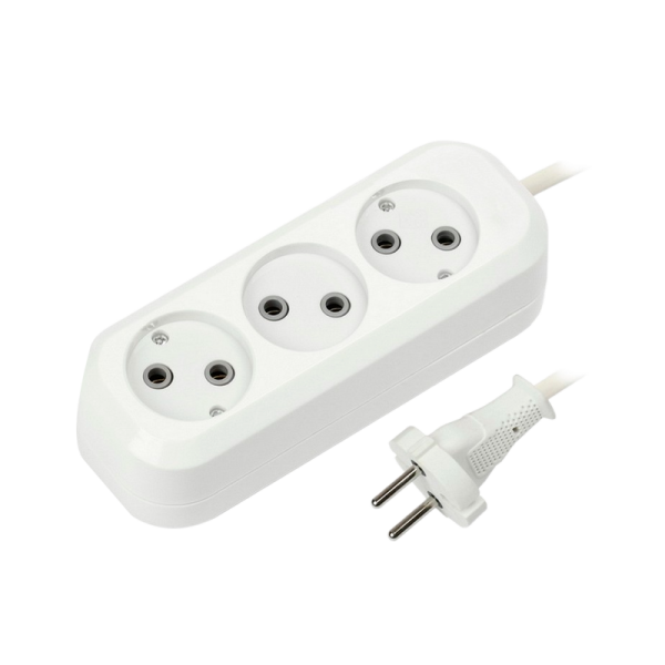 Удлинитель Smartbuy 3р.Б/З 10A 7.0м белый (1/30)