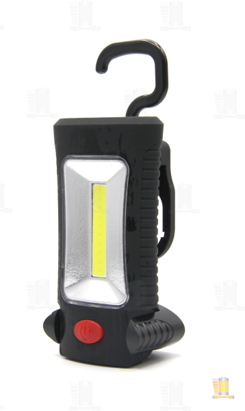 Фонарь туристический Без бренда Т919 COB от батареек 2 режима черный