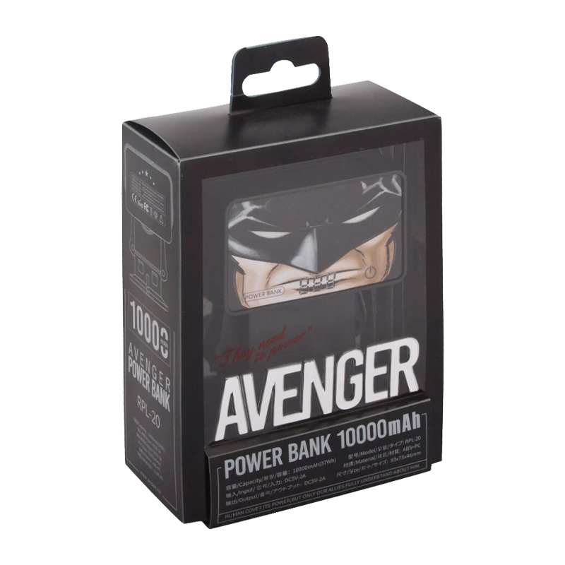 Внешний аккумулятор Remax RPL-20 Avenger 10000mAh 2.0A 2USB черный