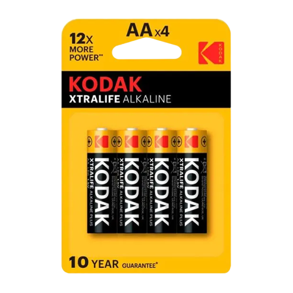 Батарейка Kodak XTRALIFE LR6 AA BL4 Alkaline 1.5V (4/80/400/17600)