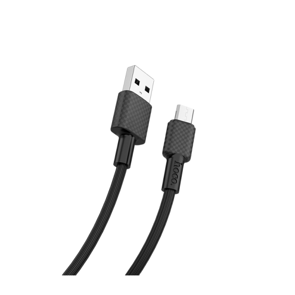 Кабель HOCO X29 USB (m)-microUSB (m) 1.0м 2.0A TPE черный (1/33/330)