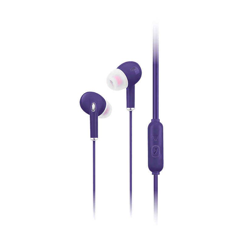 Наушники внутриканальные Smartbuy Pro JR с микр. фиолетовый в коробке (1/50)