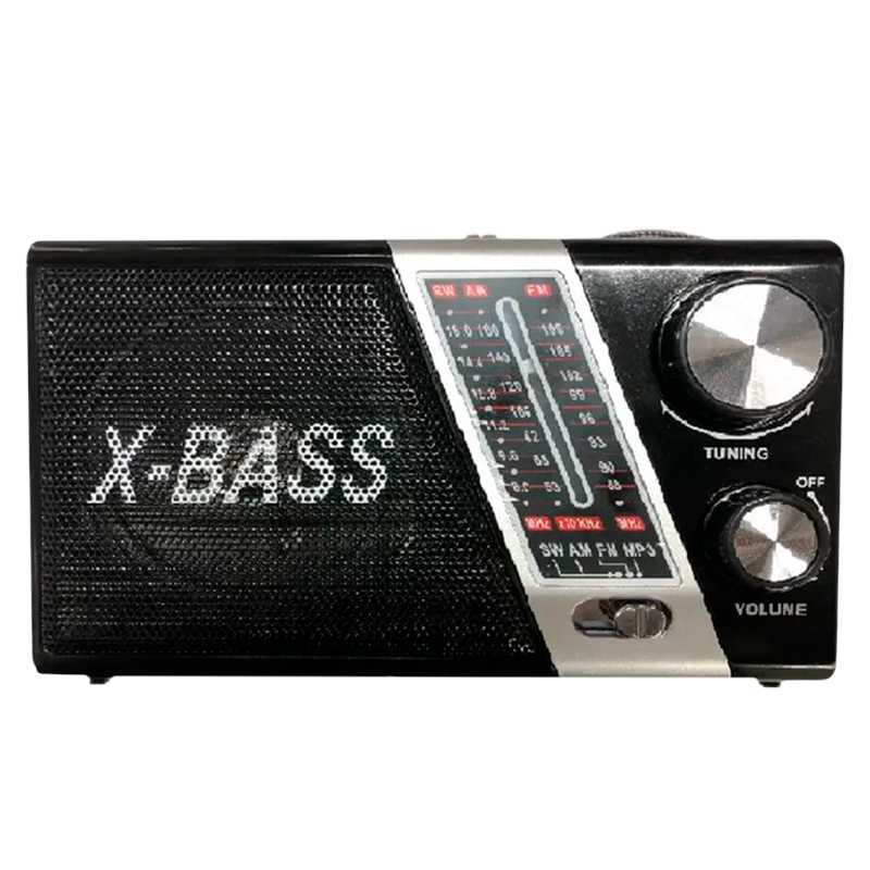 Радиоприемник Waxiba XB-752URT пластик microSD USB/Jack3.5 черный (1/40)