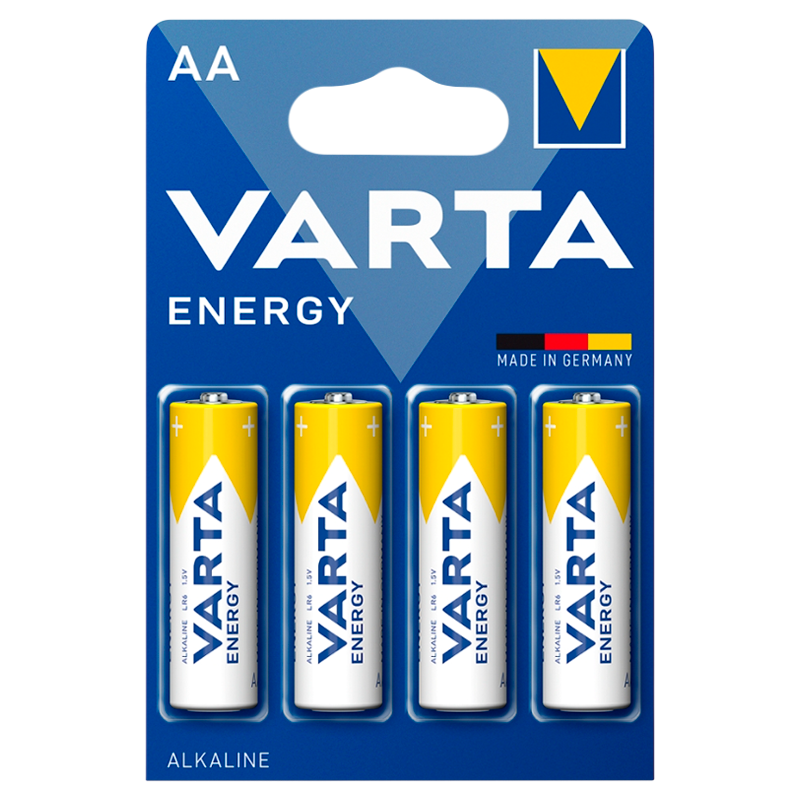 Батарейка Varta ENERGY LR6 AA BL4 Alkaline 1.5V (4106) (4/80/400)