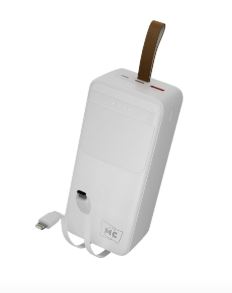 Внешний аккумулятор MORE CHOICE PB59-40 40000mAh 1USB+1Type-C+1microUSB PD20W белый (1/5/25)