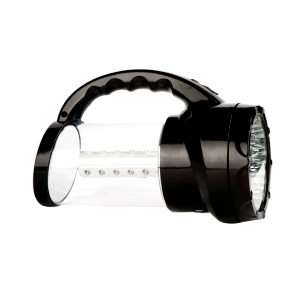 Фонарь туристический Облик 6008 19+24LED от аккумулятора черный