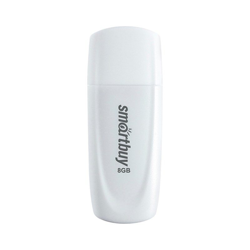Флеш-накопитель Smartbuy Scout 8GB USB2.0 пластик белый