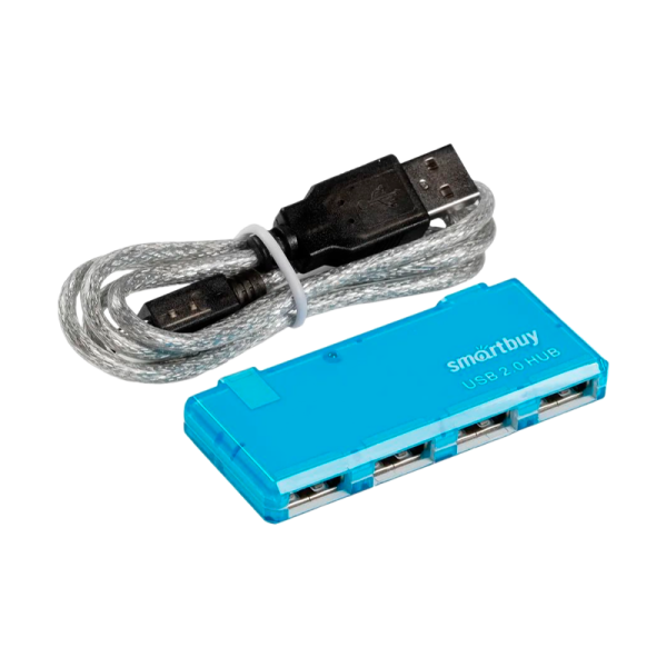 USB-Хаб Smartbuy 6110 4USB голубой