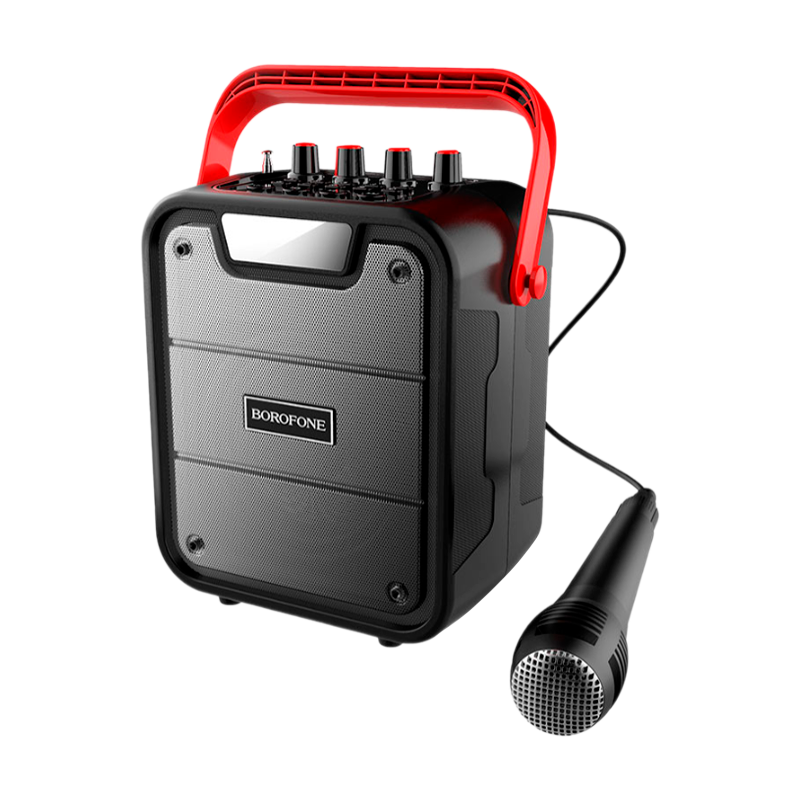 Портативная колонка Borofone BP7 bluetooth 5.0 microSD караоке черный (1/12)