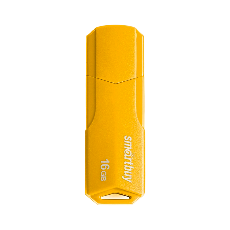 Флеш-накопитель Smartbuy Clue 16GB USB2.0 пластик желтый