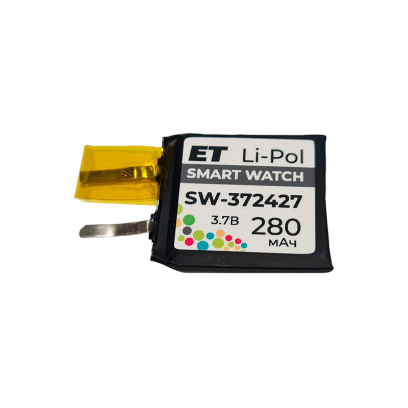 Аккумулятор ET SW-372427 3.8В, 280мАч,&nbsp;&nbsp;для Smart Watch