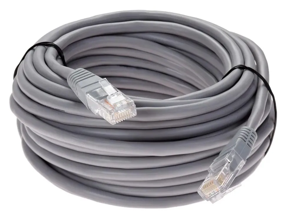 Патч-корд ENERGY POWER RJ-45 (m)-RJ-45 (m) 40.0м кат.5е ПВХ серый (1/75)