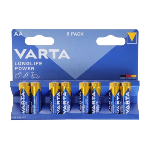 Батарейка Varta LONGLIFE POWER (HIGH ENERGY) LR6 AA BL8 Alkaline 1.5V (4906) (8/160)