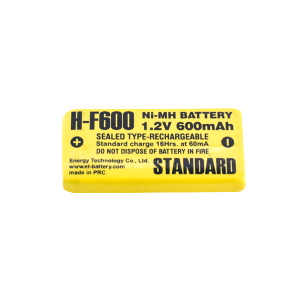 Аккумулятор ET H-F600 6.0*17.0*37.0, 1.2В, 550мАч, Ni-MH