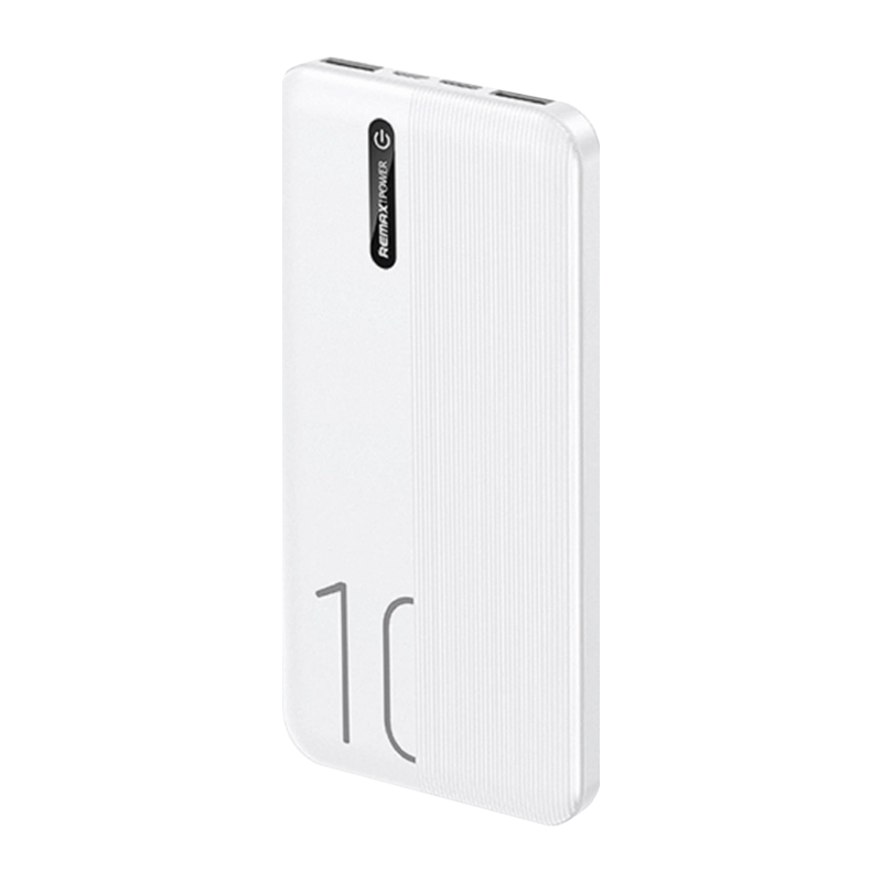Внешний аккумулятор Remax RPP-295 10000mAh 2.1A 2USB/Type-C белый (1/72)