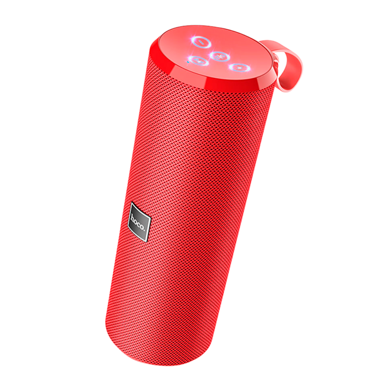 Портативная колонка HOCO BS33 bluetooth 5.0 IPX5 microSD красный (1/30)