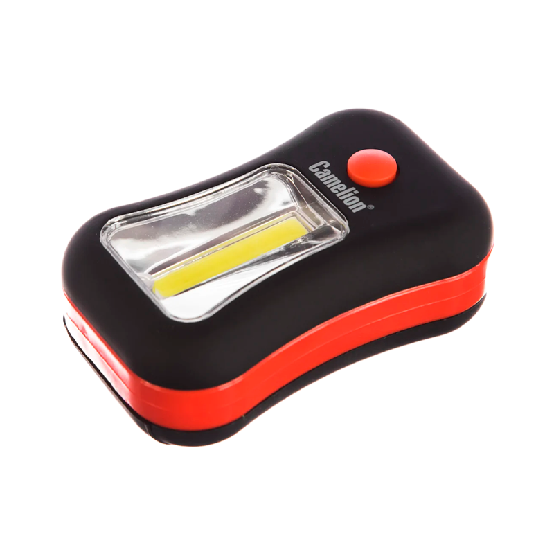 Фонарь туристический Camelion LED51520 3W 3COB от батареек IPX4 черный (1/8/24)