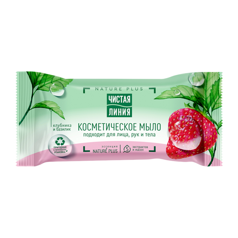 Мыло Чистая линия PURE LINE Клубника 75г