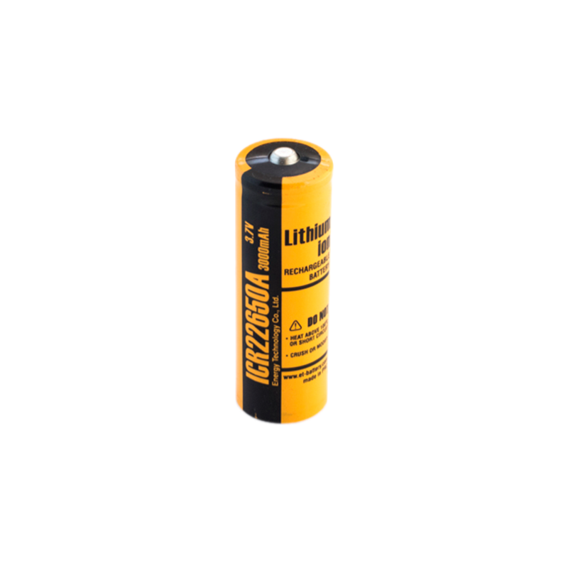 Аккумулятор ET ICR22650A 22.0*65.0, 3000mAh, Li-Ion (1/360)