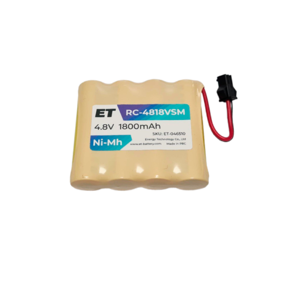 Аккумулятор ET RC-4818VSM PK1 черный, 4.8В, 1800мАч
