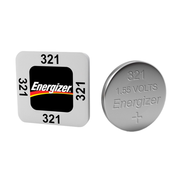 Батарейка Energizer 321 (SR616SW) BL1 Silver Oxide 1.5V 0%Hg (1/10/100/1000)