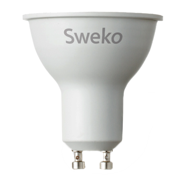 Лампа светодиодная Sweko RAP16 GU10 10W 3000К 230V (1/5/100)