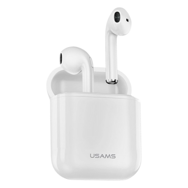 Bluetooth наушники USAMS LC DUAL series BHULC02, Bluetooth 5.0 цвет белый