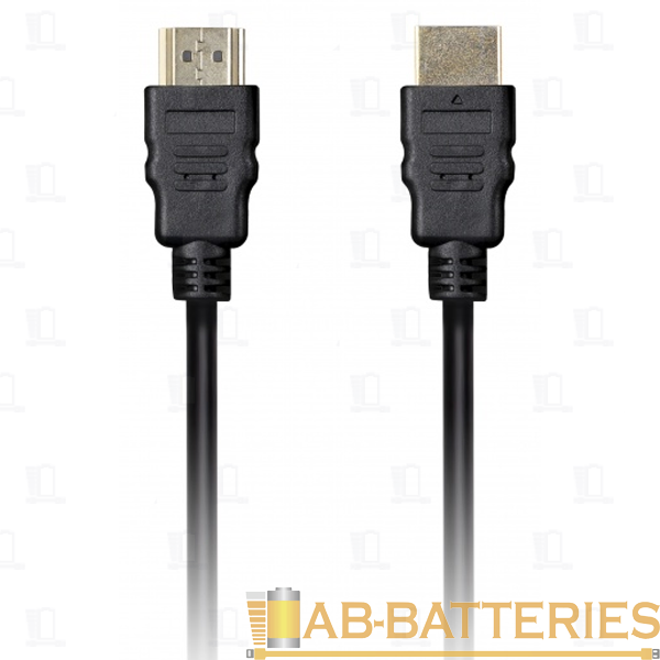 Кабель Smartbuy К-352 HDMI (m)-HDMI (m) 5.0м силикон ver.2.0 стаб.напр. черный (1/50)