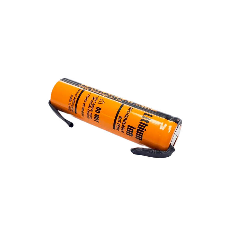Аккумулятор ET ICR14500H 14.1*50.0, 1000mAh ,2-ножки горизонтальный монтаж, Li-Ion