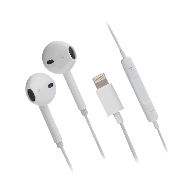 *Наушники вставные GoPower GPHP10 Lightning (m) белый 