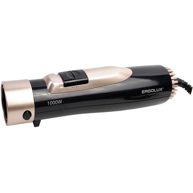 Фен Ergolux ELX-HD04-C64 1000W с расческой золотой черный