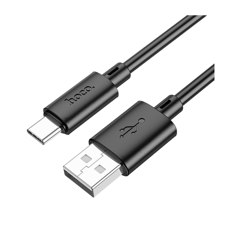 Кабель HOCO X88 USB (m)-Type-C (m) 1.0м 3.0A ПВХ черный (1/420)