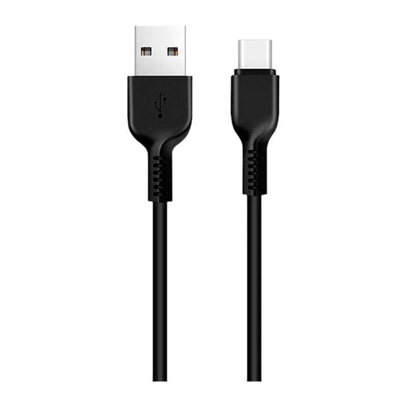 Кабель HOCO X20 USB (m)-Type-C (m) 2.0м 2.0A ПВХ черный (1/30/300)