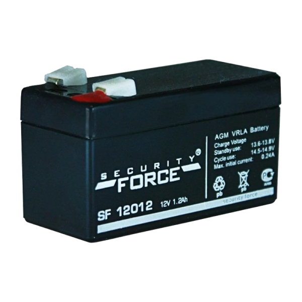 #Аккумулятор свинцово-кислотный Security Force SF 12012 12V 1.2Ah (1/20)