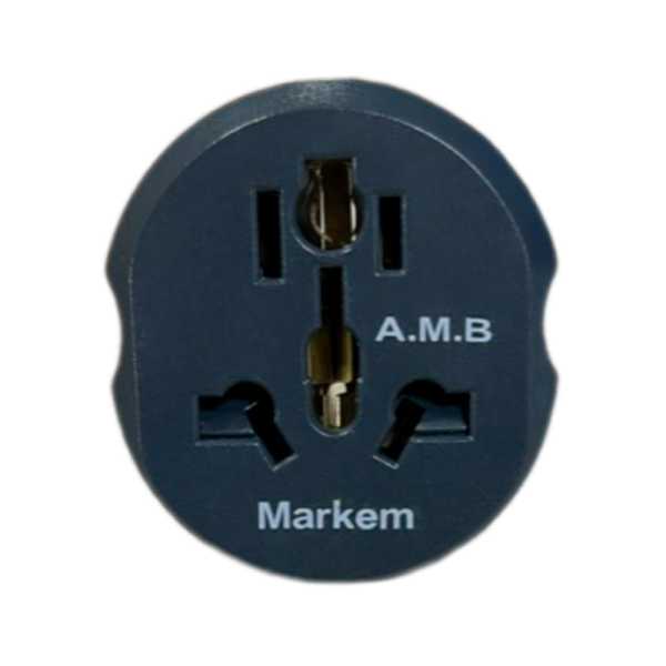 Сетевой переходник Markem универсальный 1р.Б/З черный (1/24)