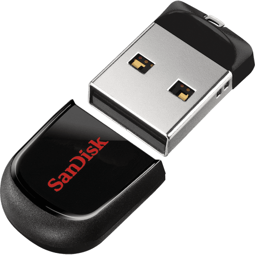 Флеш-накопитель SanDisk Cruzer Fit CZ33 64GB USB2.0 пластик черный
