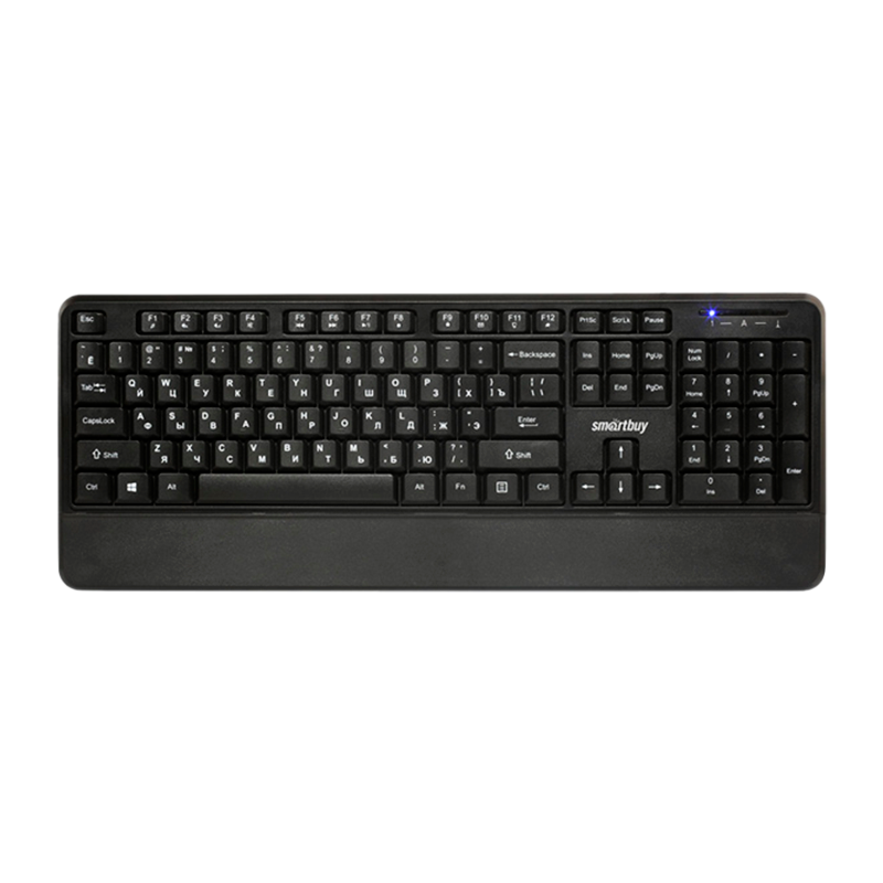 Клавиатура проводная Smartbuy 325 Firefly классическая USB 1.5м черный (1/10)