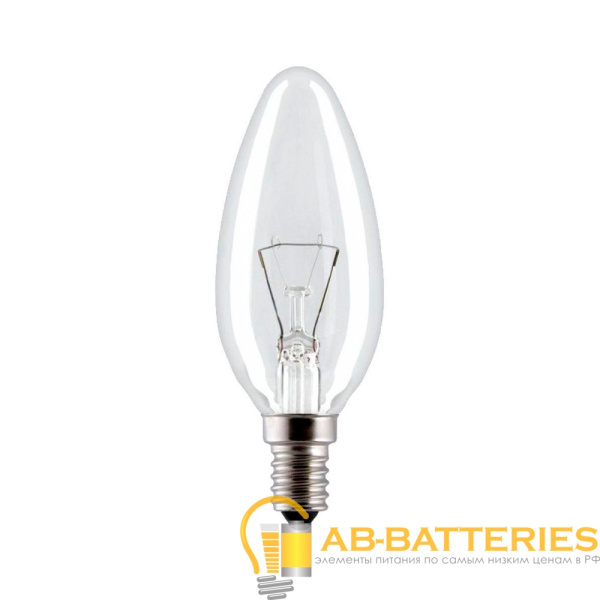 Лампа накаливания Без бренда E12 7W 220-240V свеча DP-704 прозрачная