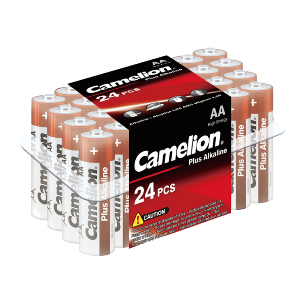 Батарейка Camelion Plus LR6 AA BOX24 Alkaline 1.5V (24/144/576/34560)
