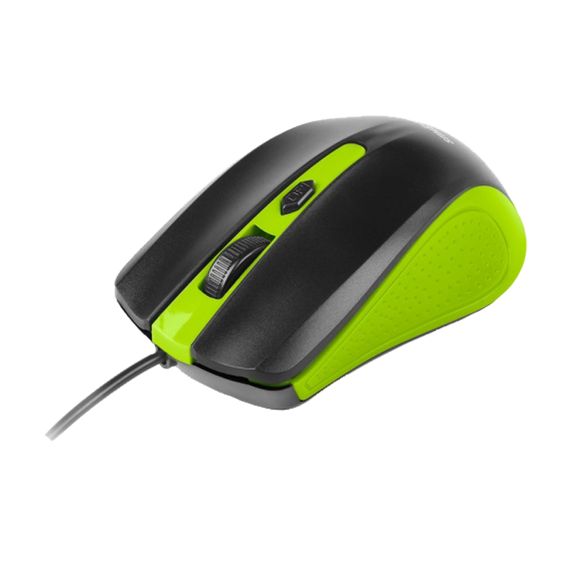Мышь проводная Smartbuy 352 ONE классическая USB черный зеленый (1/100)