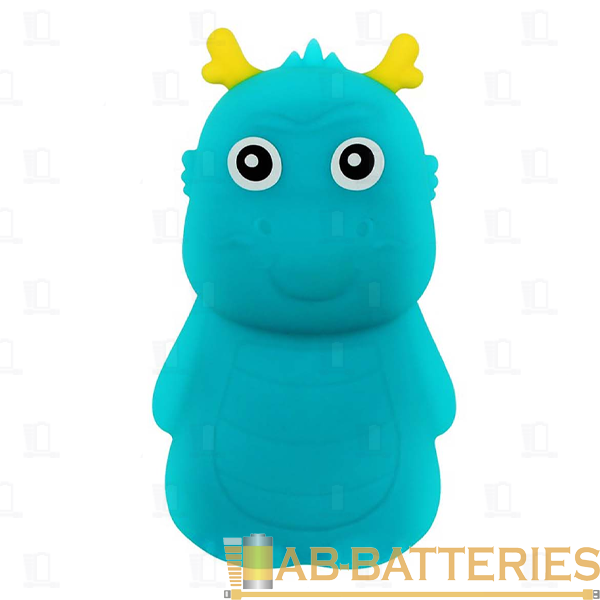 Ночник Camelion NL-305 "Дракон" 1LED 0.5W 220V в розетку голубой