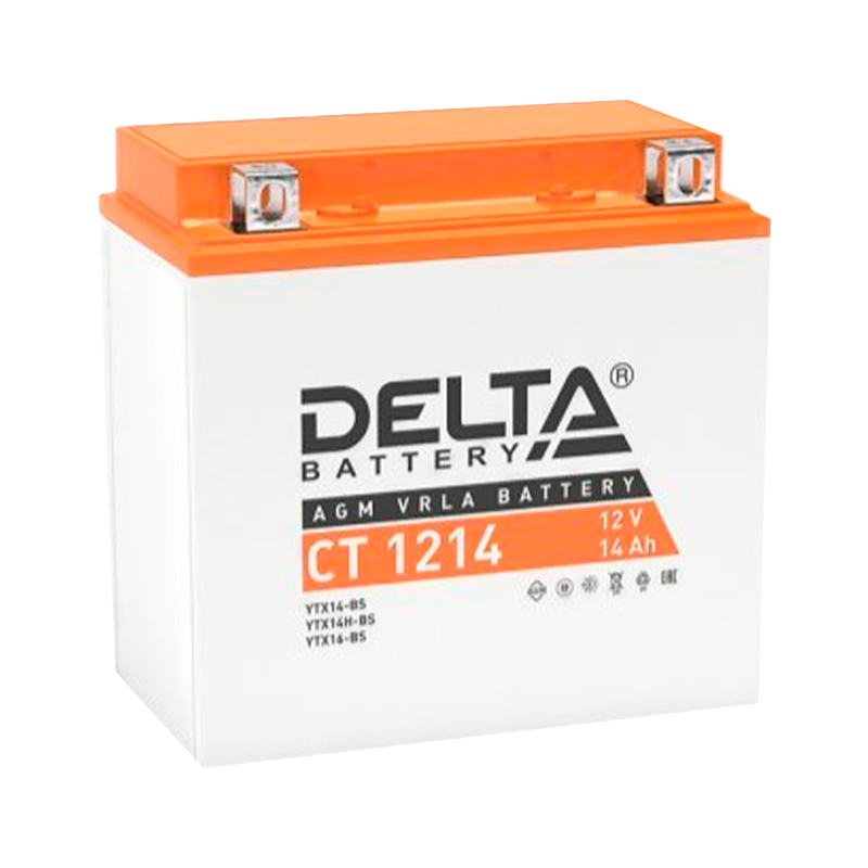 Аккумулятор для мототехники Delta CT 1214 (1/6)