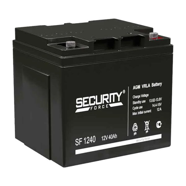 #Аккумулятор свинцово-кислотный Security Force SF 1240 12V 40Ah