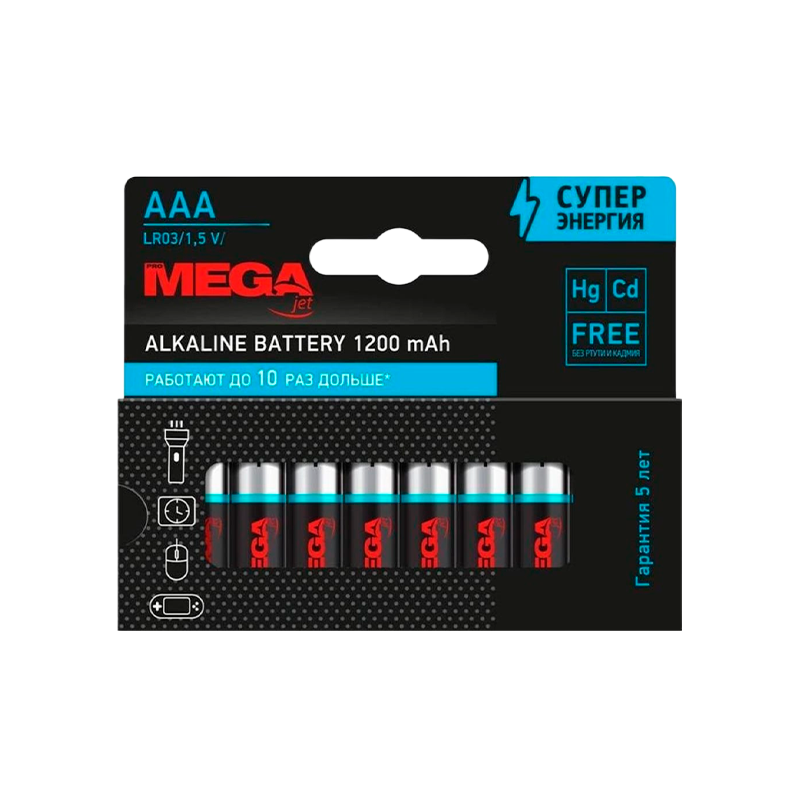Батарейка Promega LR03 AAA BL20 Alkaline 1.5V (20/320/1280/38400)