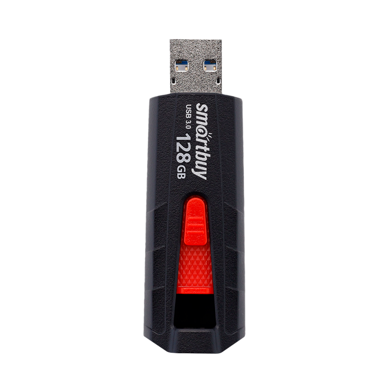 Флеш-накопитель Smartbuy Iron 128GB USB3.0 пластик черный красный